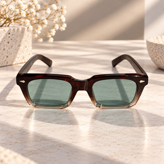 Green Tinted Sunglasses
