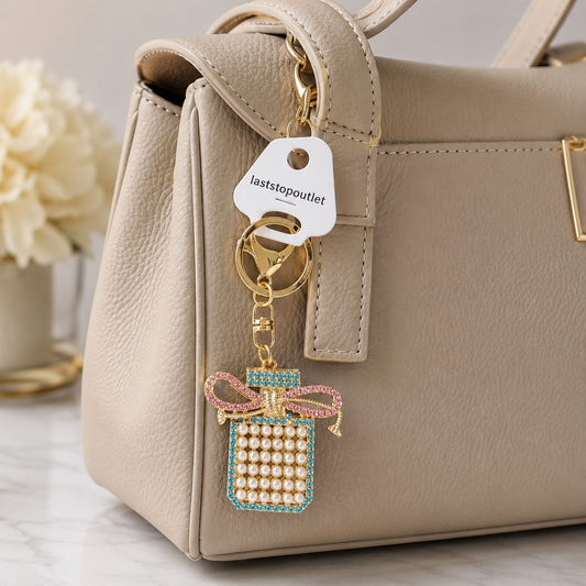 PERFUME SHAPE KEYCHAIN