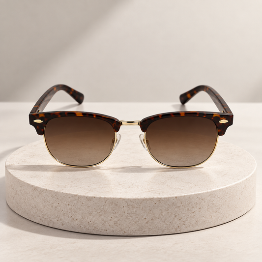 Classic Browline Clubmaster Sunglasses