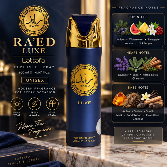 Lattafa Ra’ed Luxe Perfumed Spray