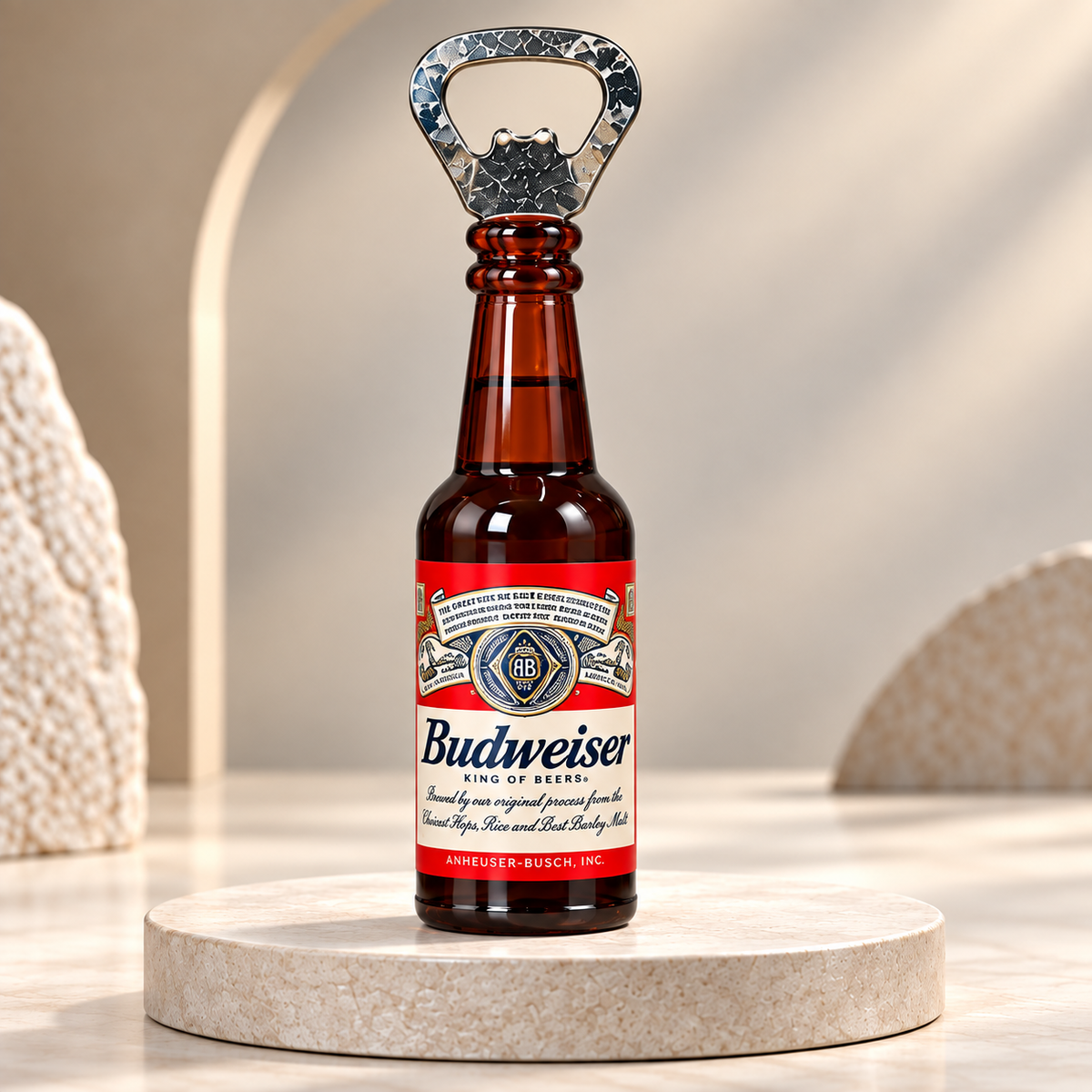 Beer Bottle-Shaped Magnetic Bottle Opener