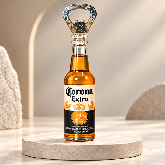 Beer Bottle-Shaped Magnetic Bottle Opener