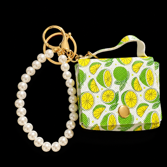 Lemon Mini Bag Charm Keychain