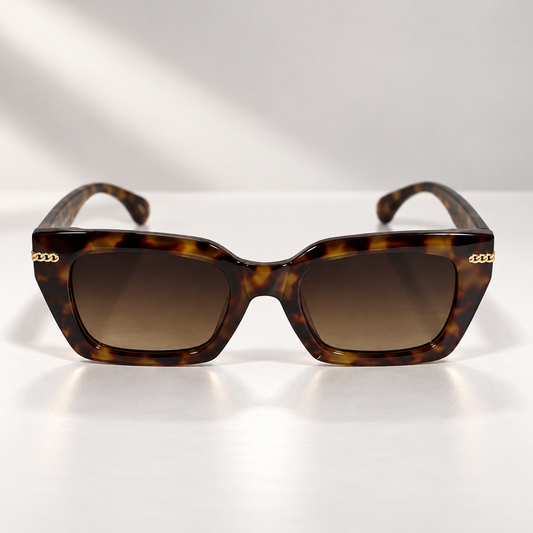Tortoiseshell Square Sunglasses