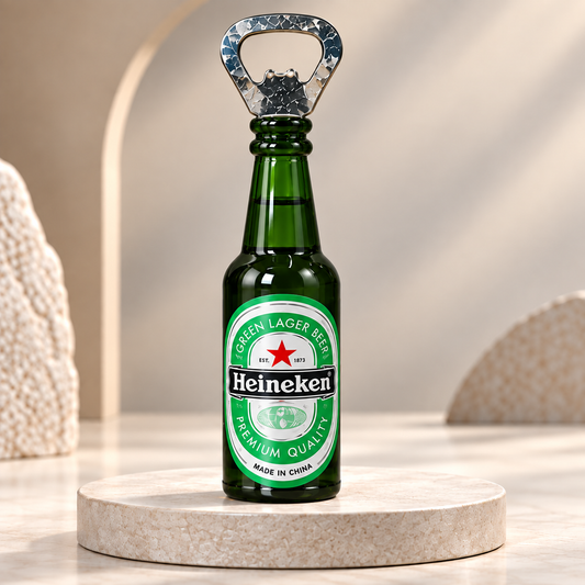 Beer Bottle-Shaped Magnetic Bottle Opener