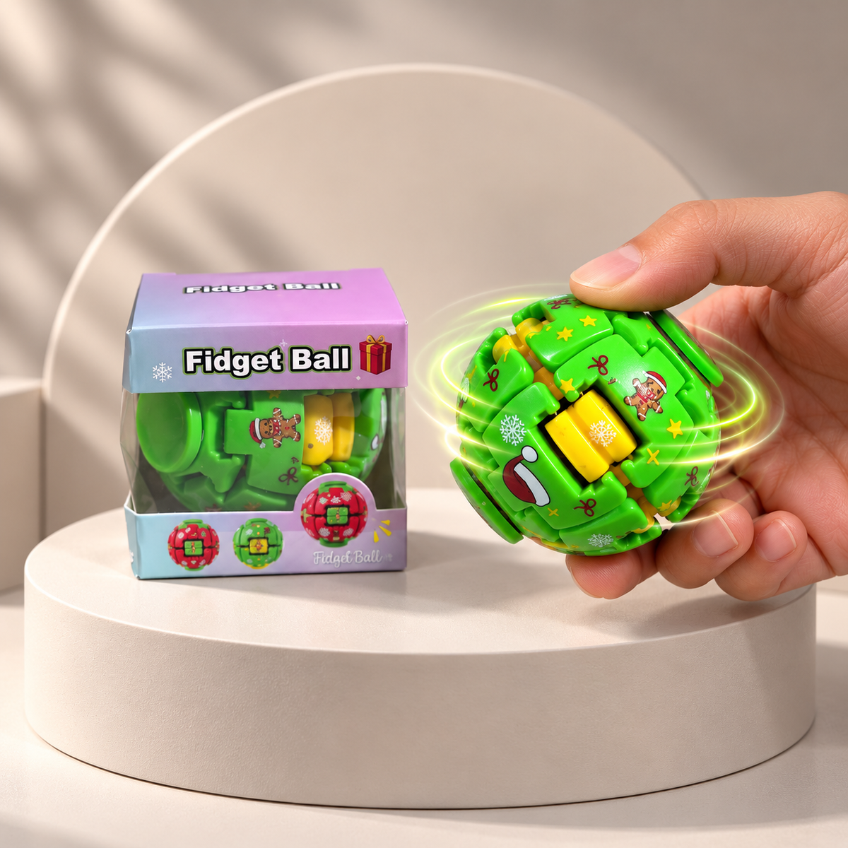 Christmas Fidget Ball Spinner