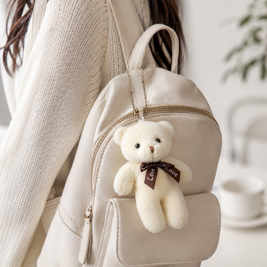 white plush teddy