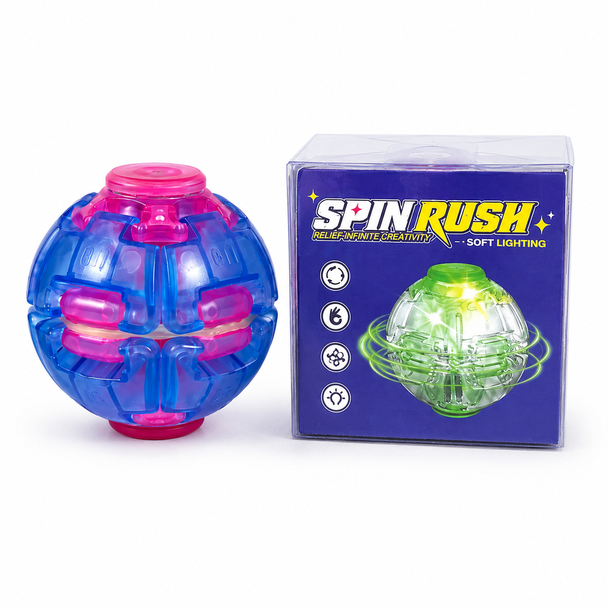 Rotating Fidget Spiner Ball