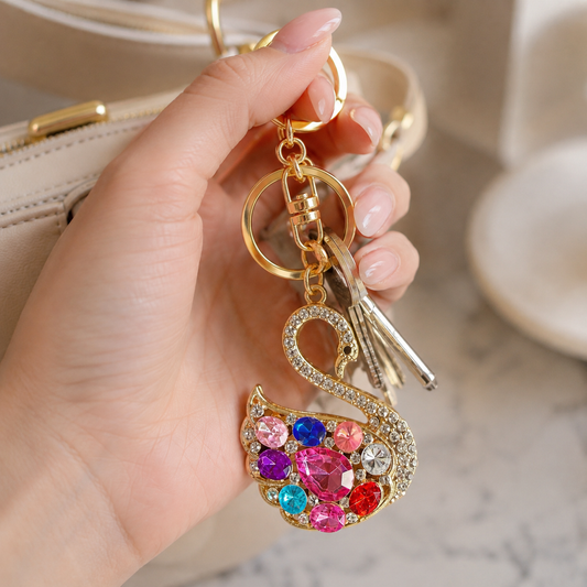 SWAN KEYCHAIN