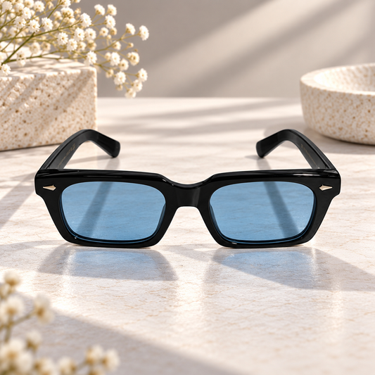 Black Rectangular Sunglasses